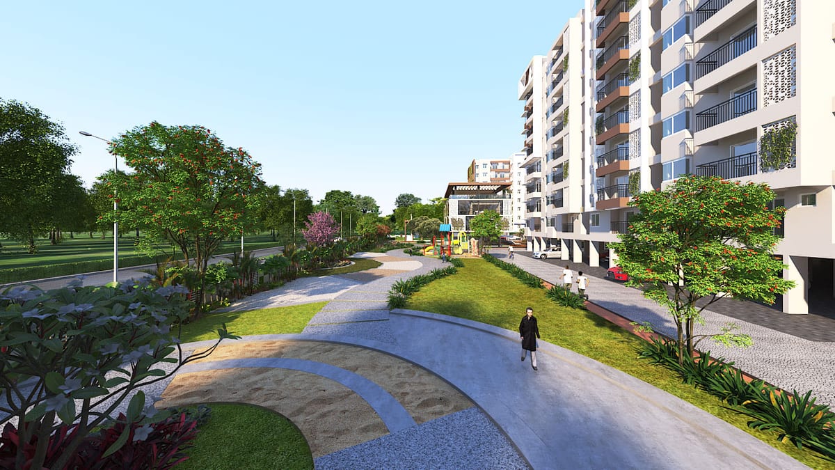 Green Boulevard landscaped gardens and walkways